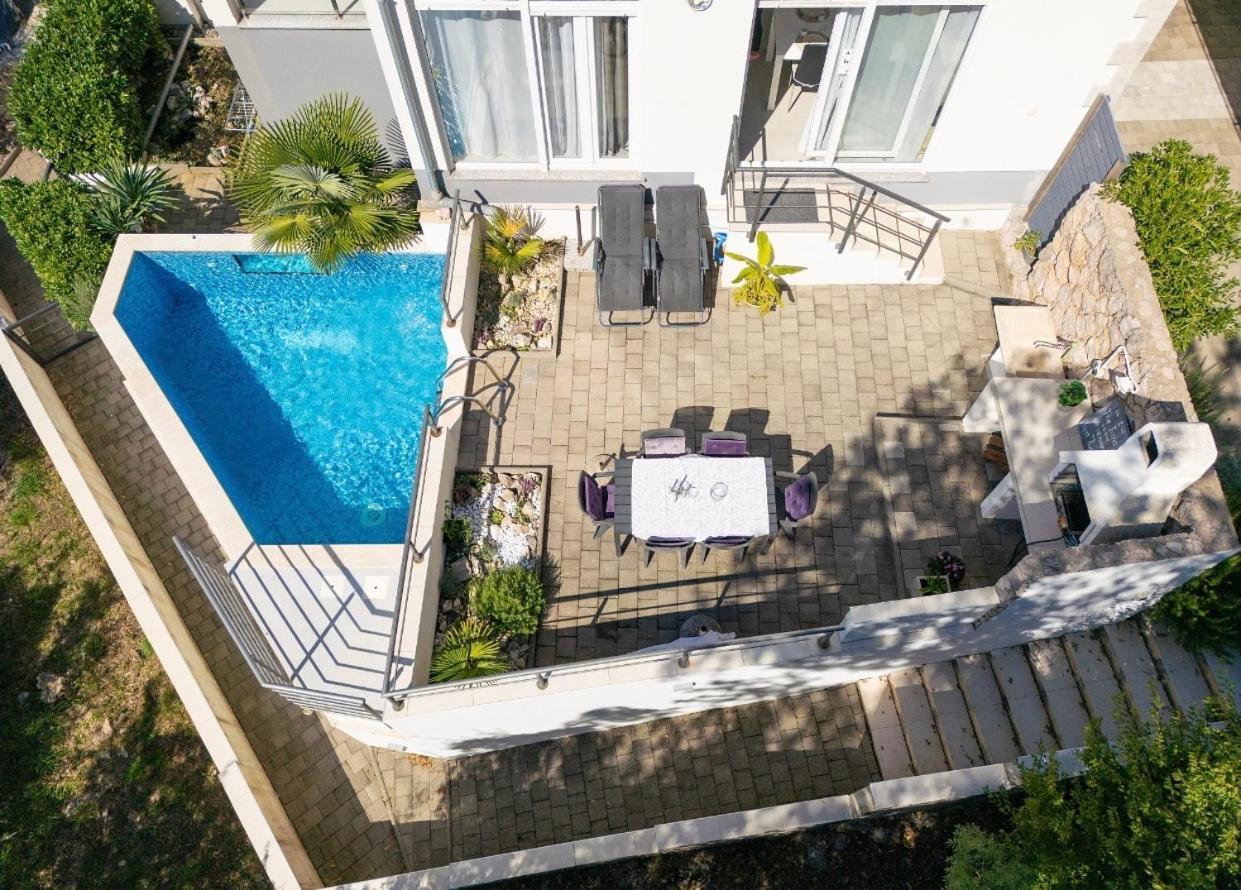 Apartment Sasso Bianco With The Private Pool ニヴィーチェ エクステリア 写真