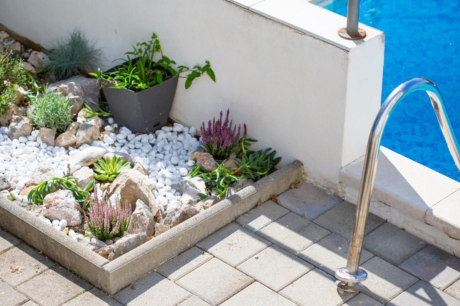 Apartment Sasso Bianco With The Private Pool ニヴィーチェ エクステリア 写真