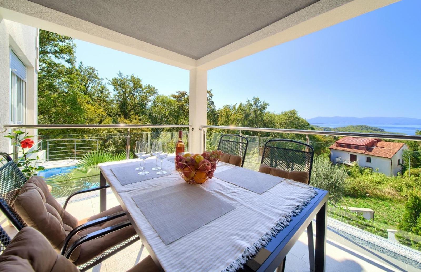 Apartment Sasso Bianco With The Private Pool ニヴィーチェ エクステリア 写真